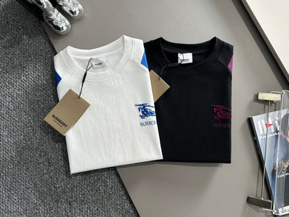 250614 New high-quality embroidered patchwork T-shirt