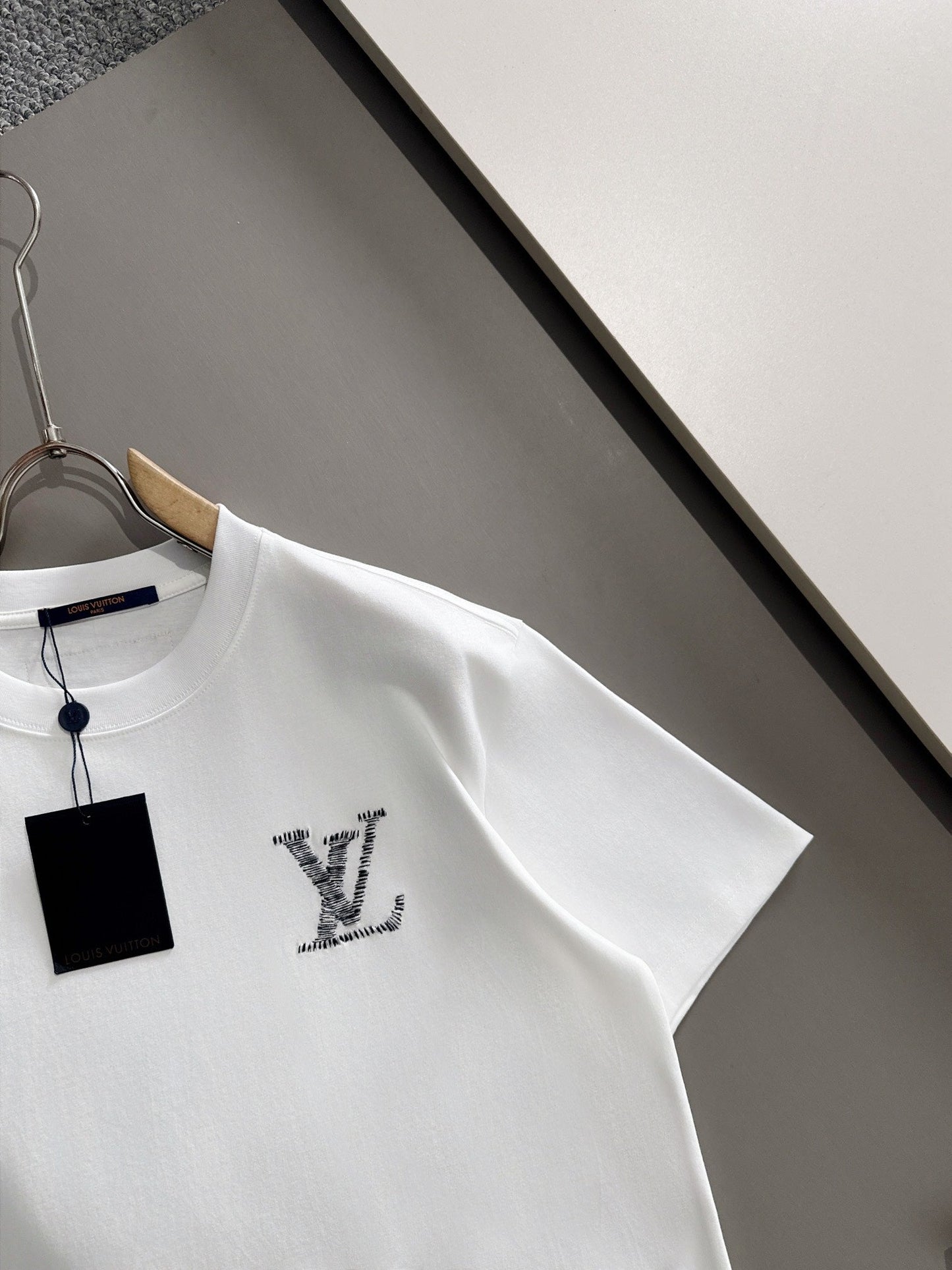 250614 New high-quality direct-spray gradient embroidery T-shirt