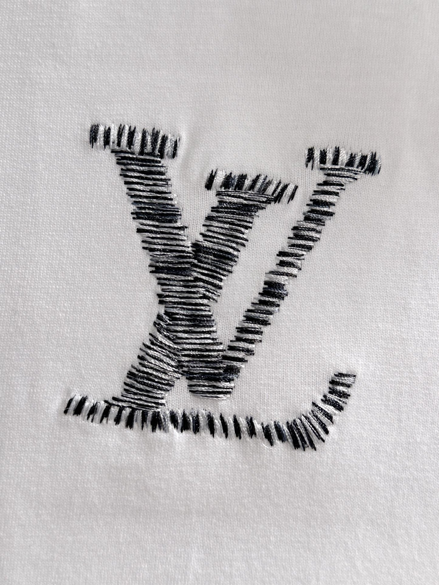 250614 New high-quality direct-spray gradient embroidery T-shirt