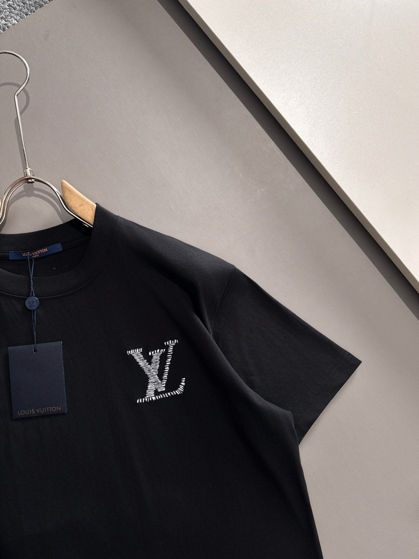 250614 New high-quality direct-spray gradient embroidery T-shirt