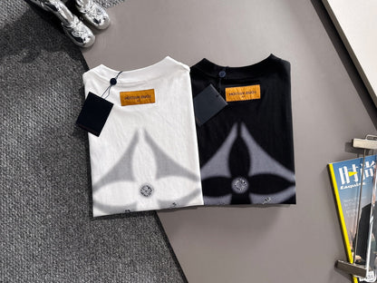 250614 New high-quality direct-spray gradient embroidery T-shirt