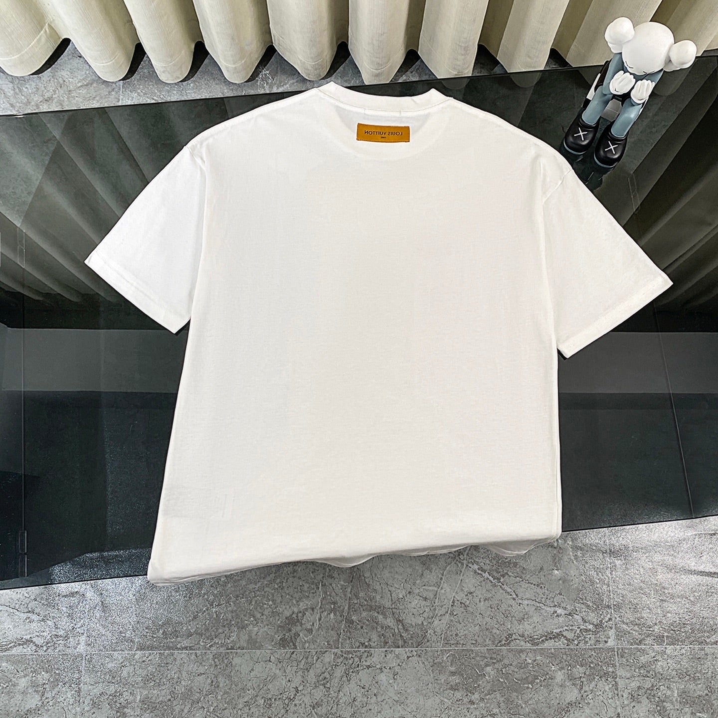 250614 New high-quality cartoon logo necklace printed T-shirt