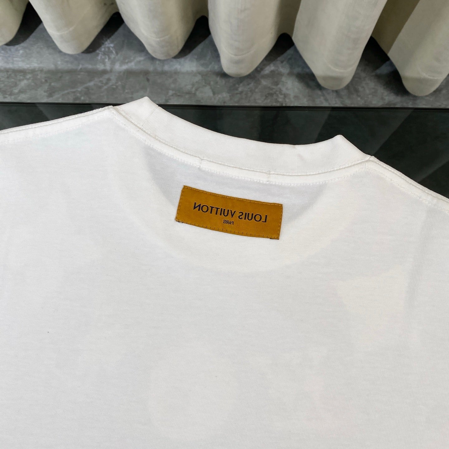 250614 New high-quality cartoon logo necklace printed T-shirt