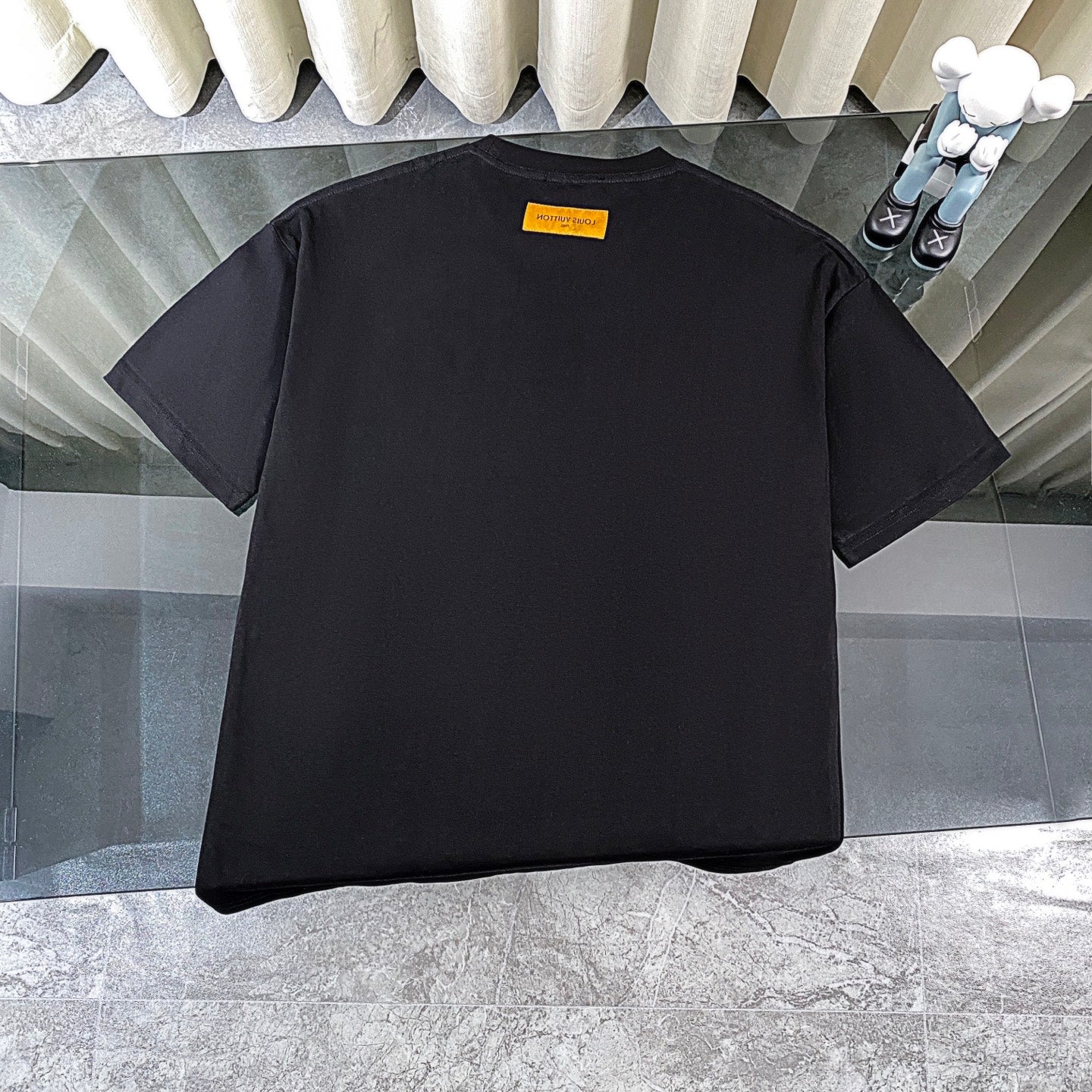 250614 New high-quality cartoon logo necklace printed T-shirt