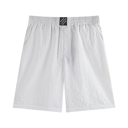 250614 New high-quality flocking pattern shorts