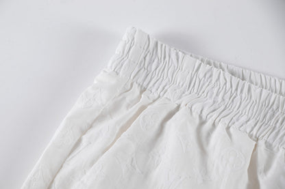250614 New high-quality flocking pattern shorts
