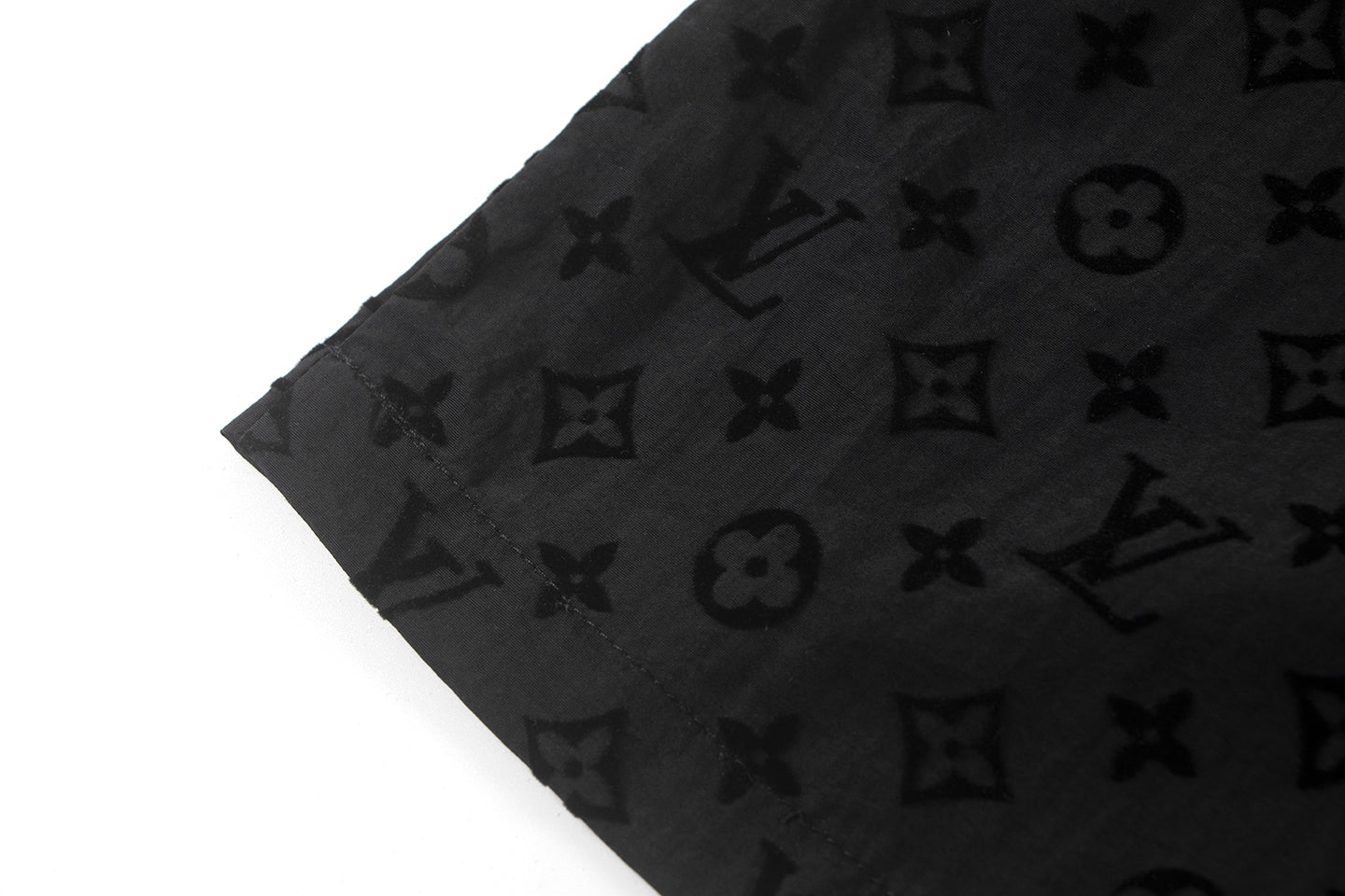 250614 New high-quality flocking patterned shirt