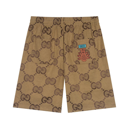 250617 New high-quality denim jacquard suit shorts