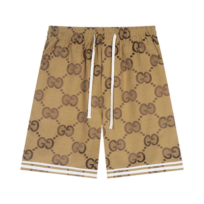 250617 New high-quality denim jacquard suit shorts