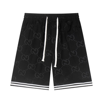 250617 New high-quality denim jacquard suit shorts