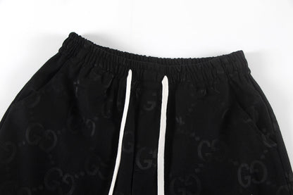 250617 New high-quality denim jacquard suit shorts