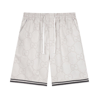 250617 New high-quality denim jacquard suit shorts
