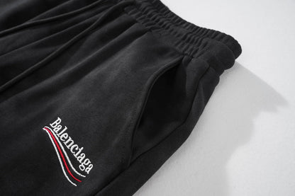 250617 New high-quality knitted washed cotton shorts