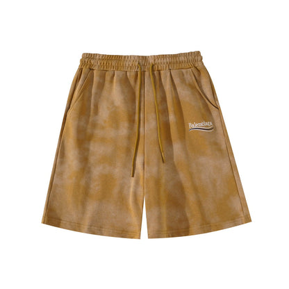 250617 New high-quality knitted washed cotton shorts