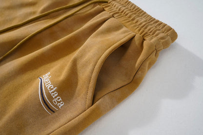 250617 New high-quality knitted washed cotton shorts
