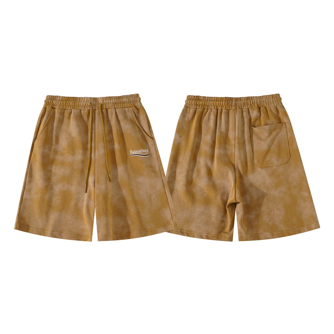 250617 New high-quality knitted washed cotton shorts