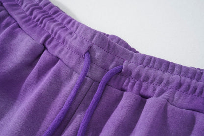250617 New high-quality knitted washed cotton shorts