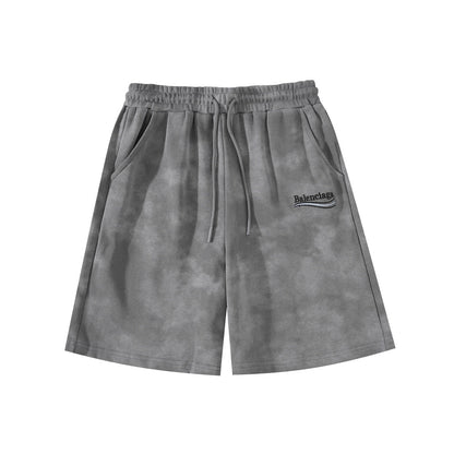 250617 New high-quality knitted washed cotton shorts
