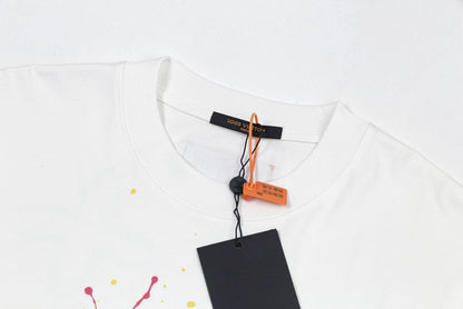 250617 New color hand-painted graffiti T-shirt