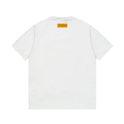 250617 New color hand-painted graffiti T-shirt
