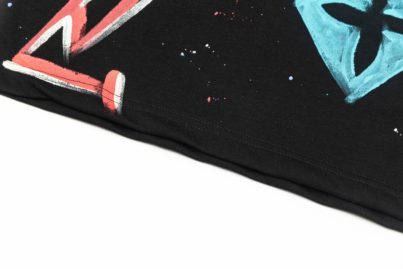 250617 New color hand-painted graffiti T-shirt