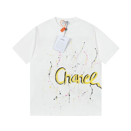 250617 New color hand-painted graffiti T-shirt