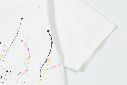 250617 New color hand-painted graffiti T-shirt