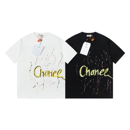 250617 New color hand-painted graffiti T-shirt