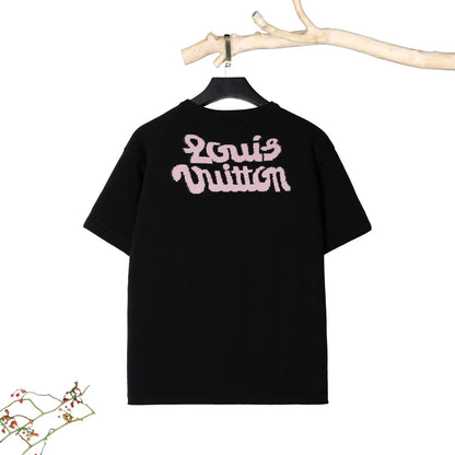 250617 New high-quality classic jacquard design knitted T-shirt