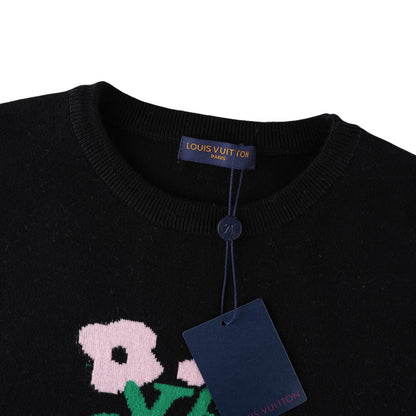 250617 New high-quality classic jacquard design knitted T-shirt