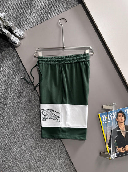 250617 New high-quality color-blocking and patchwork shorts