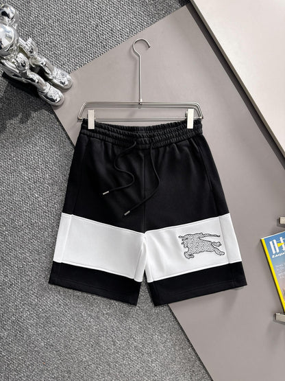 250617 New high-quality color-blocking and patchwork shorts
