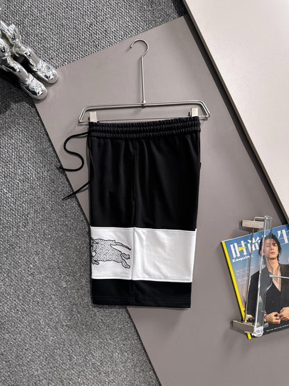 250617 New high-quality color-blocking and patchwork shorts