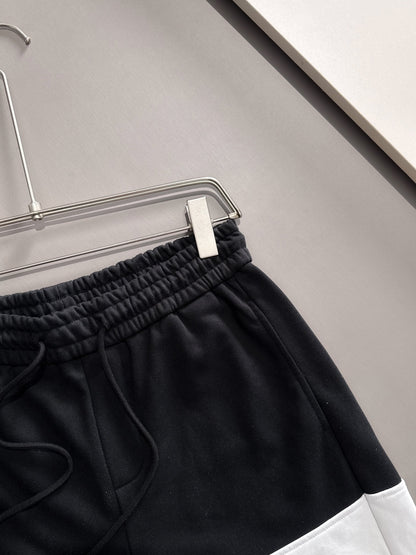 250617 New high-quality color-blocking and patchwork shorts