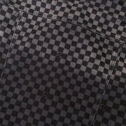250617 New high-quality checkered jeans