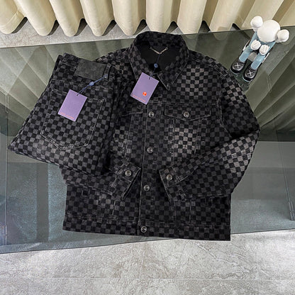 250617 New high-quality checkered jacket