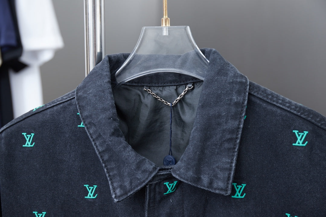 250617 A new high-quality full-print skateboard denim jacket