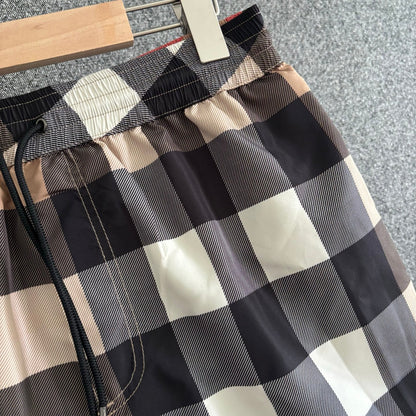 250617 New high-quality classic checkered shorts