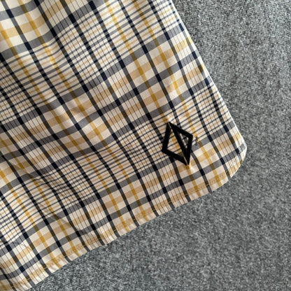 250617 New high-quality checkered cotton casual shorts