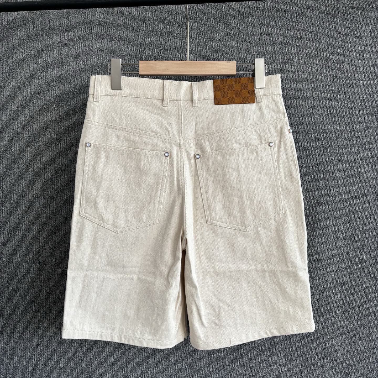 250617 New high-quality light-colored denim cotton shorts