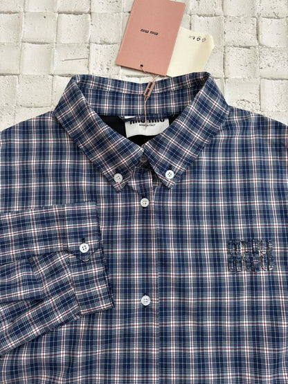 250617 New high-quality patchwork checkered coat