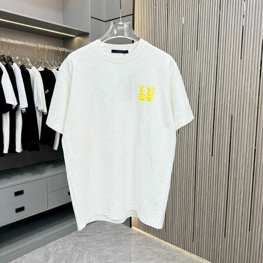 250617 New high-quality distressed printed T-shirt