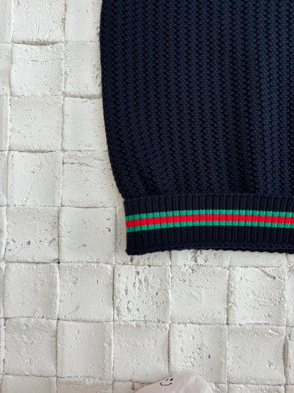 250624 New high-quality woven ribbon hollowed-out knitted cardigan