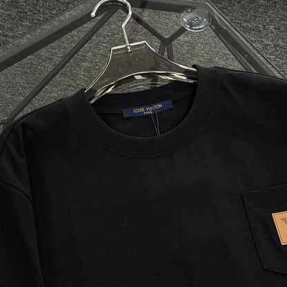 250624 New high-quality lower half printed T-shirt