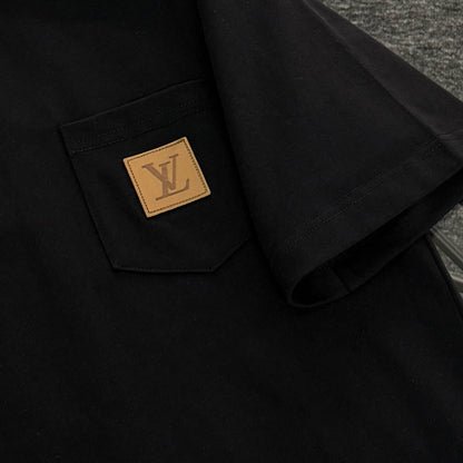 250624 New high-quality lower half printed T-shirt