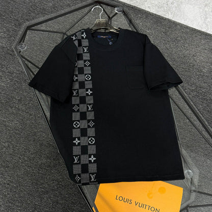 250624 New high-quality printed pocket T-shirt