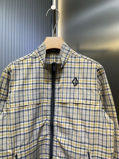 250722 New high-quality custom fabric zipper jacket
