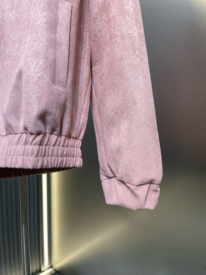 250722 New high-quality suede fleece steel embossed casual jacket