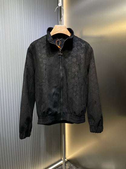 250722 New high-quality suede fleece steel embossed casual jacket