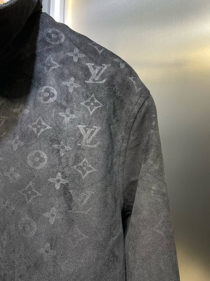 250722 New high-quality suede fleece steel embossed casual jacket